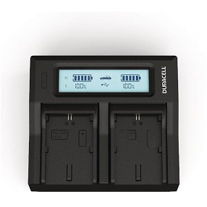 CCD-TRV67 Duracell LED Dual DSLR Battery Charger