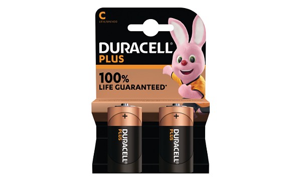 Duracell Plus Power Tipo C (Confezione da 2)