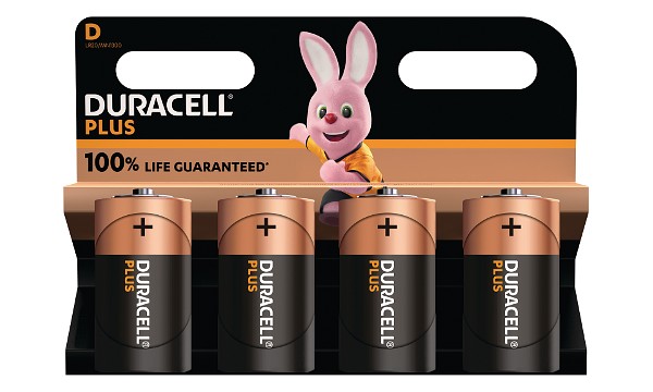 Duracell Plus Power Tipo D (Confezione da 4)