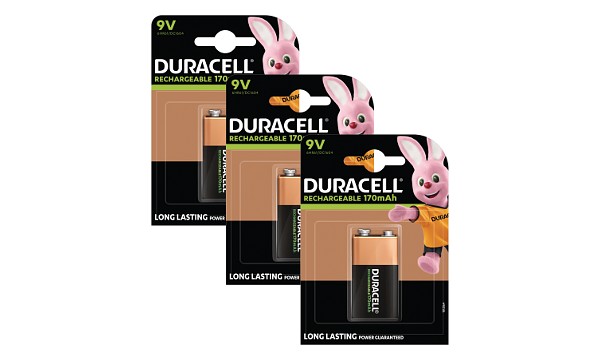 Pila Duracell 9V Ricaricabile x 3