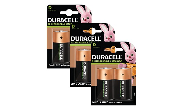 Pile Duracell Dimensioni D Ricaricabili x 6