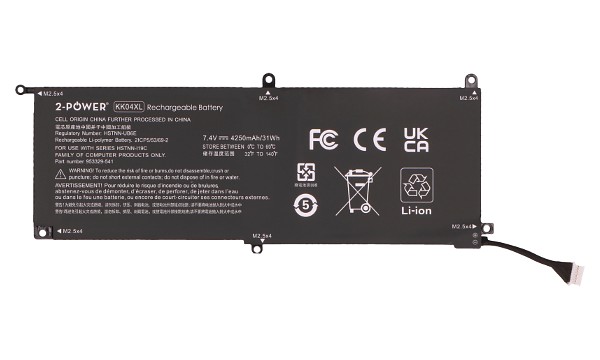 Pro Tablet x2 612 G1-K4K77UT Batteria (2 Celle)