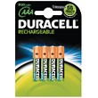 4 Pile ricaricabili Duracell Supreme AAA da 1000mAh
