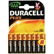 Pacco da 8 pile Duracell Plus AAA