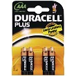 Duracell Plus AAA pacco da 4 pile