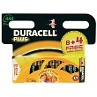Pacco da 8 pile Duracell Plus AAA + 4 Gratis