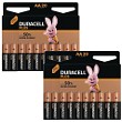 Pacco da 40 pile Duracell Plus AA (20X2)