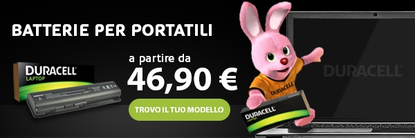 Batterie, caricabatterie e alimentatori per notebook