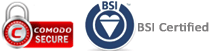 Azienda certificata BSI e ISO 9001.