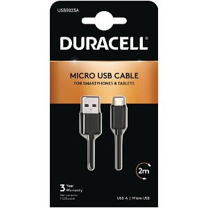 Cavo Duracell da 2 m da USB-A a Micro USB