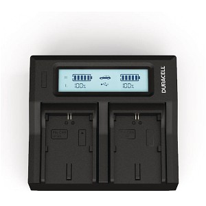 CCD-TR1E Duracell LED Dual DSLR Battery Charger