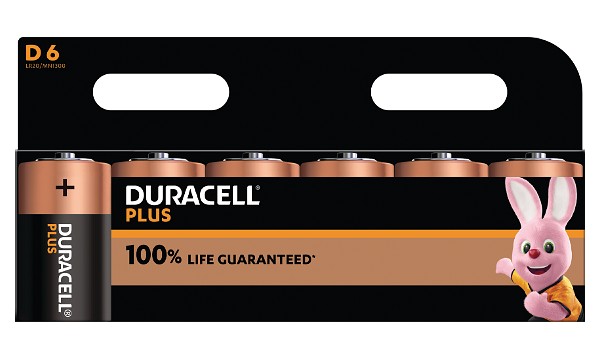 Duracell Plus PowerTipo D (Confezione da 6)