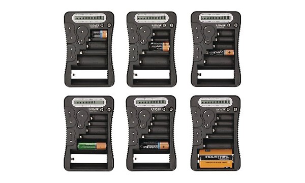 Tester per batterie - AA, AAA, C, D, 9V, Coin Cell
