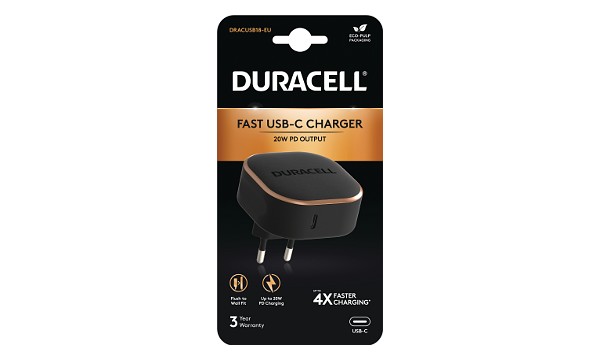 Caricabatterie Duracell 20W USB-C PD
