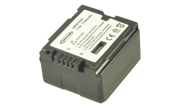 HDC -SD600EBK Batteria (2 Celle)