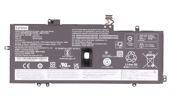 X 1 Carbon 7th Gen 20QE Batteria (4 Celle)