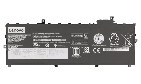 ThinkPad X1 Carbon (5th Gen) 20K3 Batteria (3 Celle)
