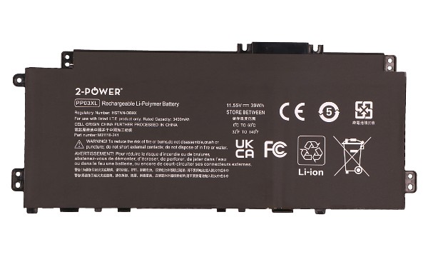 Pavilion x360 14-dw0082TU Batteria (3 Celle)